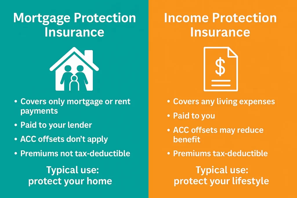 Mortgage protection vs income protection
