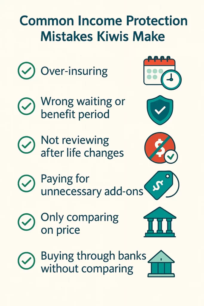 Common income protection mistakes